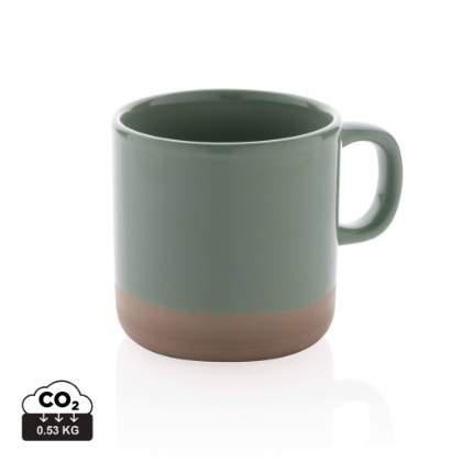 Glazed ceramic mug