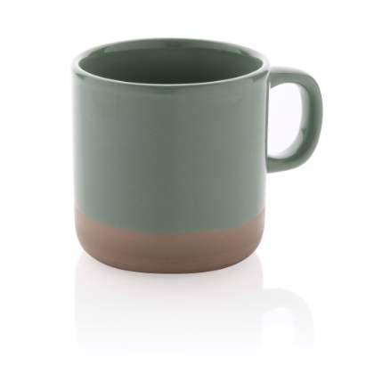 Glazed ceramic mug