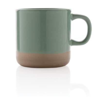 Glazed ceramic mug