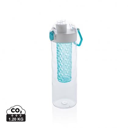 Honeycomb lockable leak proof infuser bottle