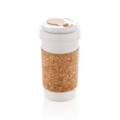 PLA 400ml can with cork sleeve