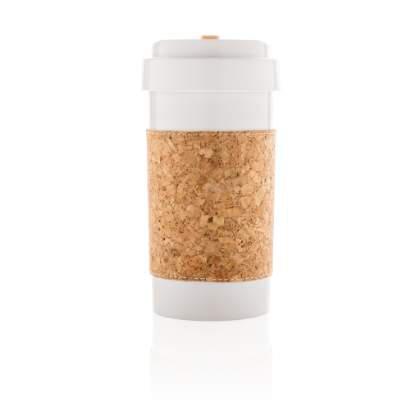 PLA 400ml can with cork sleeve