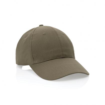 Impact 6 panel 190gr Recycled cotton cap with AWARE™ tracer Impact 6 panel 190gr Recycled cotton cap with AWARE™ tracer