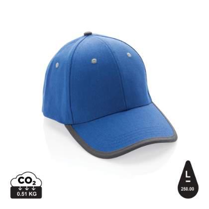 Impact AWARE™ Brushed rcotton 6 panel contrast cap 280gr