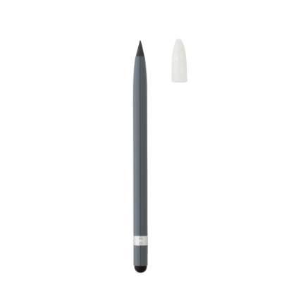 Aluminum inkless pen with eraser
