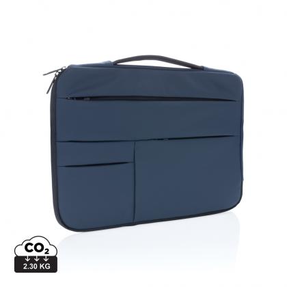 Smooth PU 15.6" laptop sleeve with handle
