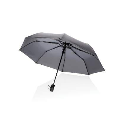 21" Impact AWARE™ RPET 190T mini auto open umbrella