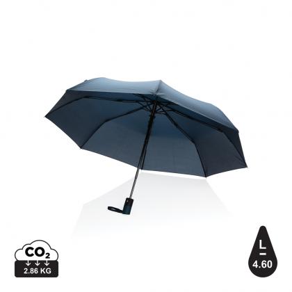 21" Impact AWARE™ RPET 190T mini auto open umbrella