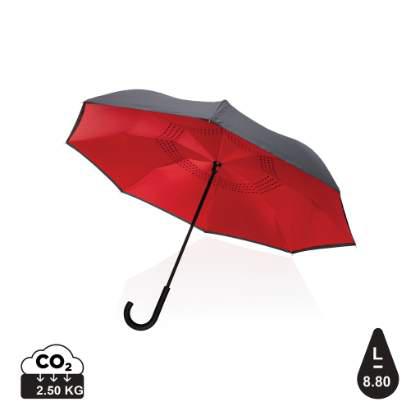 23" Impact AWARE™ RPET 190T reversible umbrella