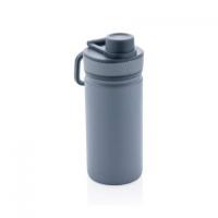 Vacuum stainless steel bottle with sports lid 550ml