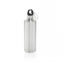 XL aluminium waterbottle with carabiner