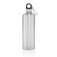 XL aluminium waterbottle with carabiner