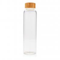 Glass bottle with textured PU sleeve