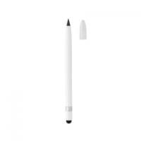 Aluminum inkless pen with eraser