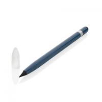 Aluminum inkless pen with eraser