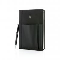 Refillable notebook and pen set