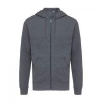 Iqoniq Abisko recycled cotton zip through hoodie