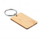 Angleboo - Rectangular Bamboo Key Ring