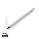 Aluminum inkless pen with eraser