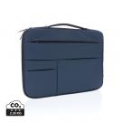Smooth PU 15.6" laptop sleeve with handle