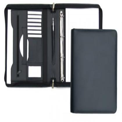 Malvern A4 Zipped Ring Binder Folder