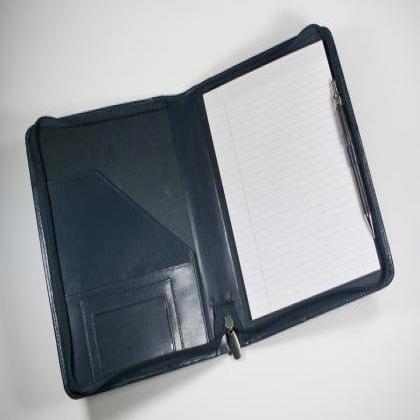 Biodegradable Leather A5 Zipped Folder