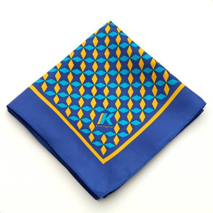 Printed Silk Square Scarf