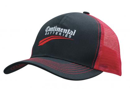 Breathable Poly Twill CAP with Mesh Back