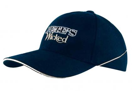 Premium American Twill CAP with Sandwich Trim on Peak and Crown