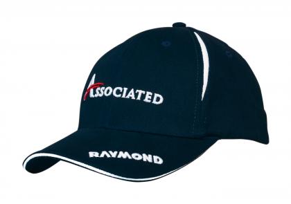 Brushed Heavy Cotton CAP with Crown Inserts & Sandwich