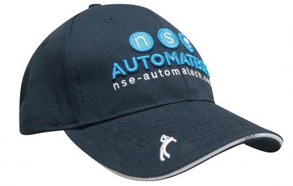 Chino Twill CAP with Peak Embroidery