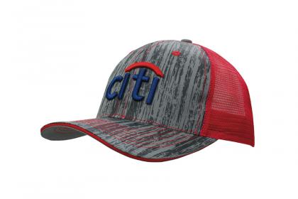 Wood Printed CAP with Mesh Back
