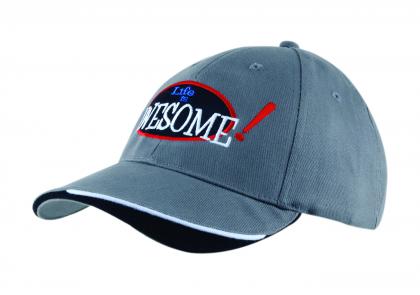 Brushed Heavy Cotton CAP with indented peak