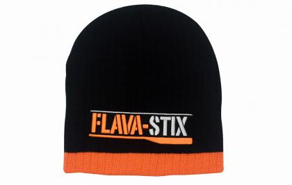 Two-Tone Cable Knit Beanie