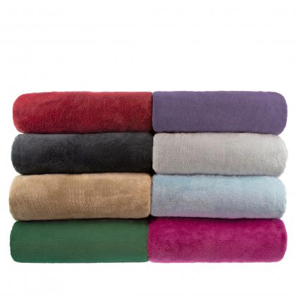 Aztex Snuggle Touch Microfibre Fleece Throw