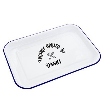 Enamel Serving Tray