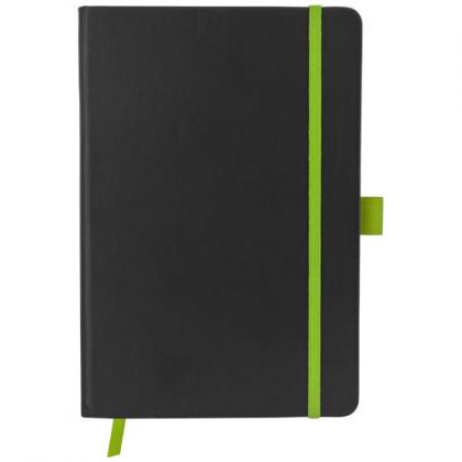 Colour-edge A5 hard cover notebook