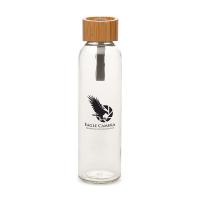 Glass Bamboo 450ml Bottle