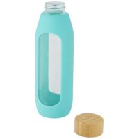 Tidan 600 ml borosilicate glass bottle with silicone grip