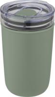 Bello 420 ml glass tumbler with recycled plastic outer wall