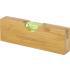 Flush bamboo spirit level with bottle opener