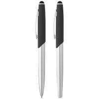 Geneva stylus ballpoint pen and rollerball pen set