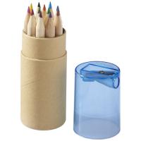 Hef 12-piece coloured pencil set with sharpener