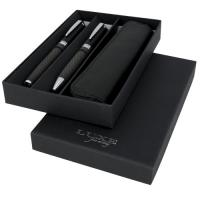 Carbon duo pen gift set with pouch