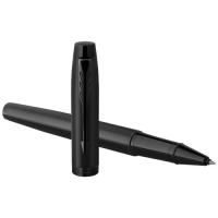 Parker IM achromatic ballpoint and rollerball pen set with gift box