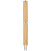 Apolys bamboo ballpoint and rollerball pen gift set