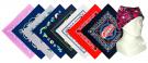 Coloured Bandannas Screen Printed