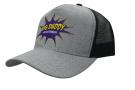 Grey Marle American Twill CAP with Mesh Back