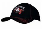 Brushed Heavy Cotton CAP With Contrast Cross Stitching on Peak