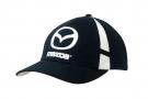 Brushed Heavy Cotton CAP with Crown Inserts, Contrasting Peak under & Strap